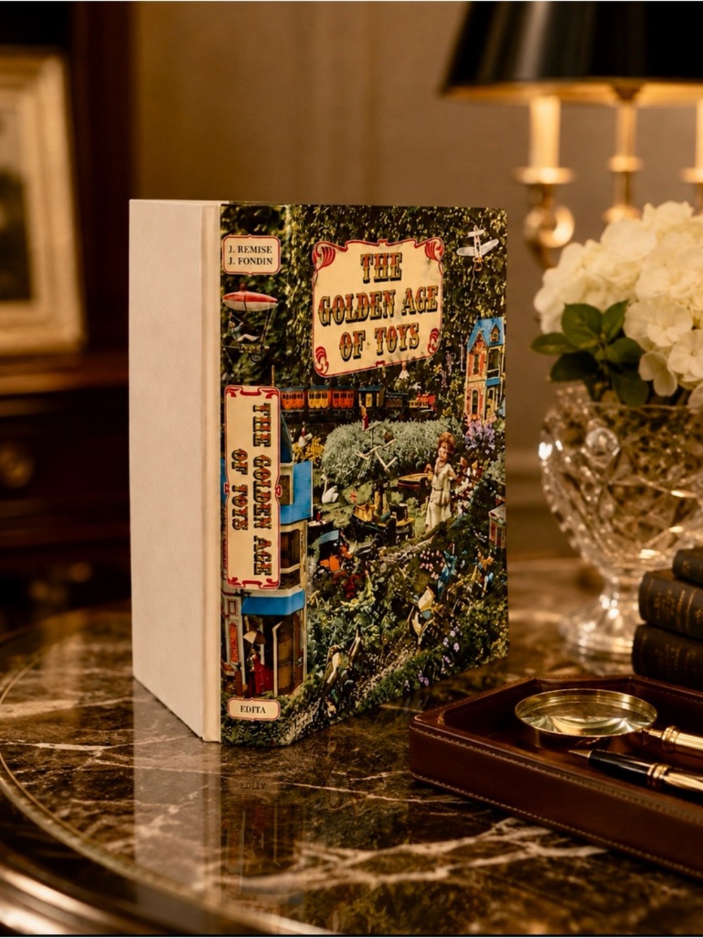Vintage "The Golden Age of Toys" Book - 1967 w/ Slipcase & Dust Jacket